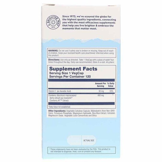 CranActin Urinary Tract Health, SLR